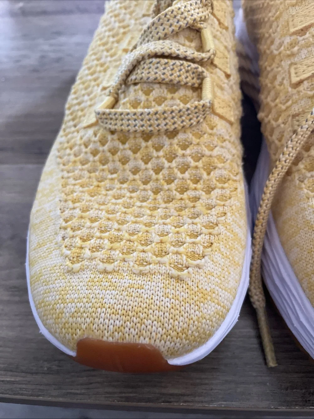 No bull Lemon drop yellow diamond Knit runners/Joggers sneakers M12.5 W 14 NEW